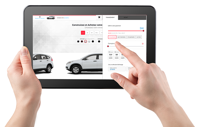 Showroom plateforme de digital retailing
